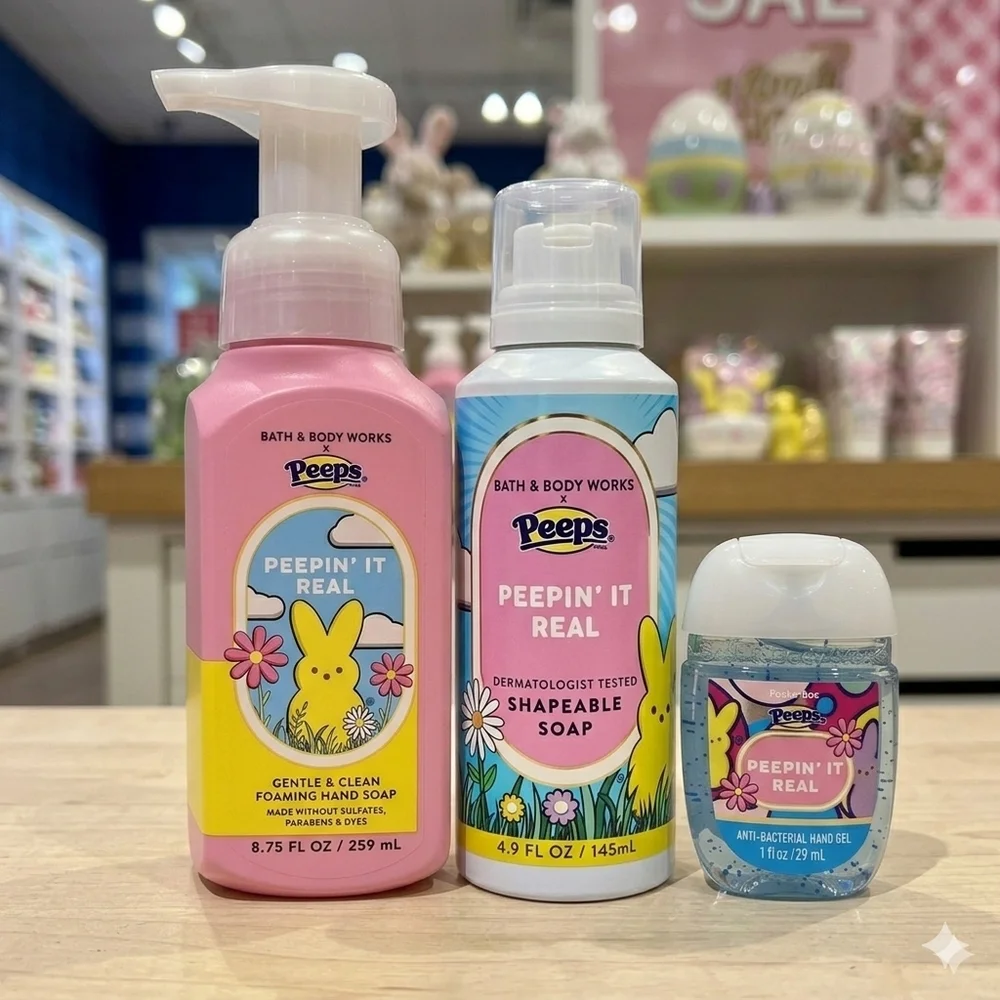 PEEPS X Bath & Body Works Peeps Peepin' It Real Easter Basket Trio